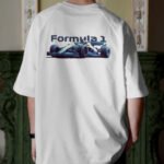 F1 Kék Autó Formula 1 Felirattal – Egyedi Grafikával - Image 4